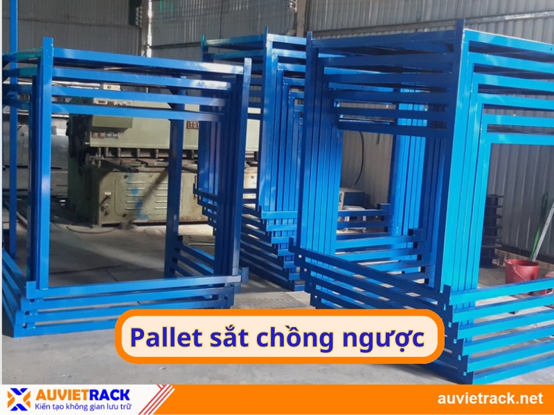 Pallet sắt chồng ngược 
